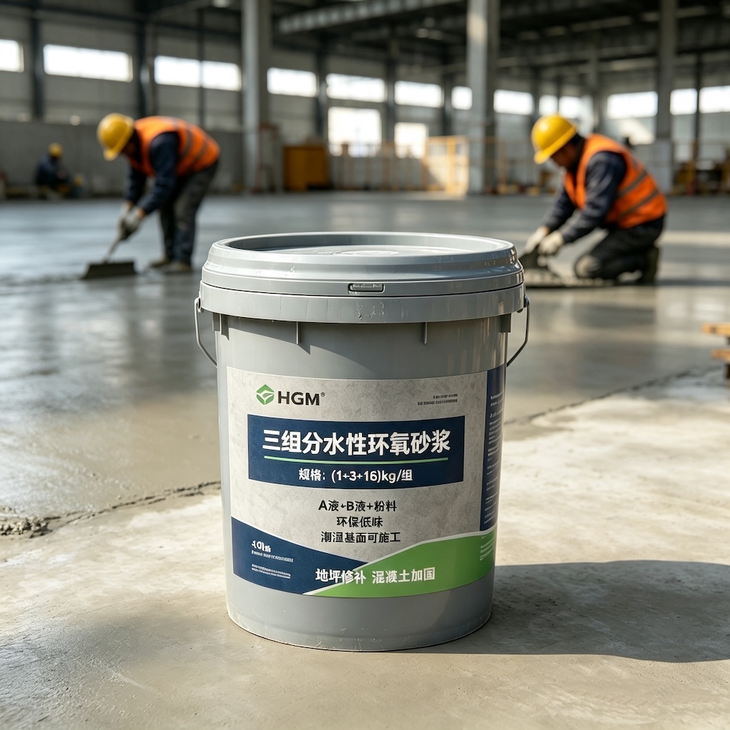 龙城三组份水性环氧砂浆